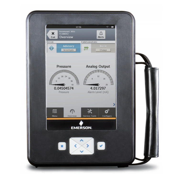 Emerson AMS Trex 475 Handheld Communicator (Models TREXCHPNAWS1/TREXLFPKLWS3S/TREXLHPNAWS1) - Chinese Interface with Testing Equipment & Specifications (1-Year)