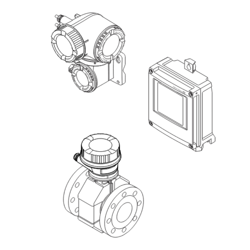 Liquid Flow Sensor Proline Promag W 500 Water Meter 5W5B Electromagnetic Flow Meter